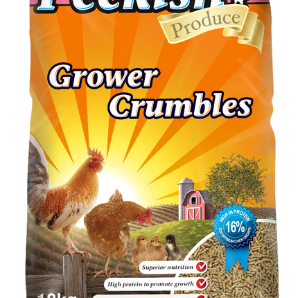 Peckish - Poultry Grower Crumbles (18kg)