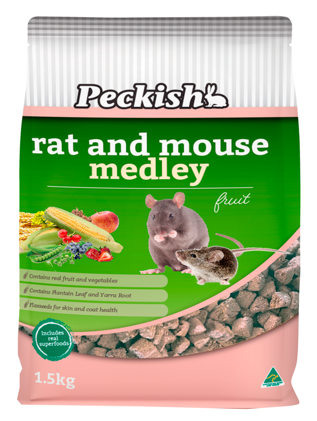 Peckish - Rat and Mouse Medley Fruit (1.5kg)