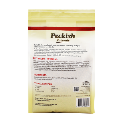 Peckish - Adult Hookbill 2mm Pellet (2kg)