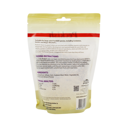 Peckish - Adult Hookbill 4mm Pellet (500g)