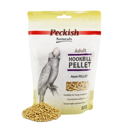 Peckish - Adult Hookbill 4mm Pellet (500g)