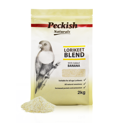 Peckish - Lorikeet Blend Banana (2kg)