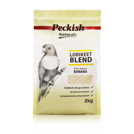 Peckish - Lorikeet Blend Banana (2kg)