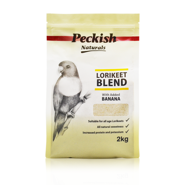 Peckish - Lorikeet Blend Banana (2kg)