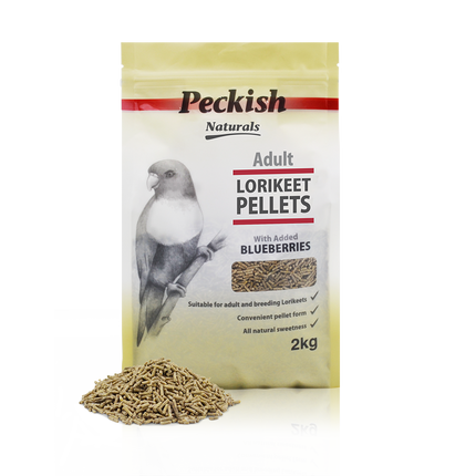 Peckish - Adult Lorikeet Pellets Blueberry (2kg)