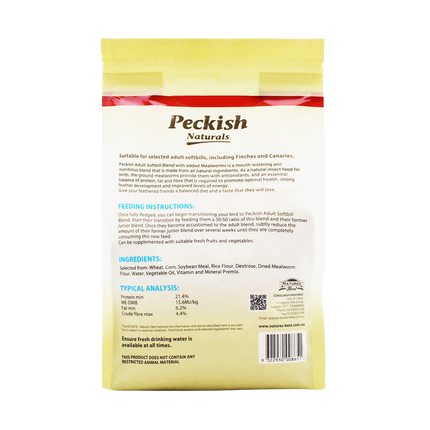 Peckish - Adult Softbill Blend Mealworms (2kg)
