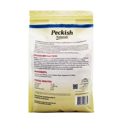 Peckish - Breeder Hookbill 2mm Pellet (2kg)