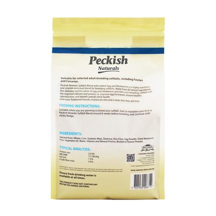 Peckish - Breeder Softbill Blend Egg & Mealworms (2kg)