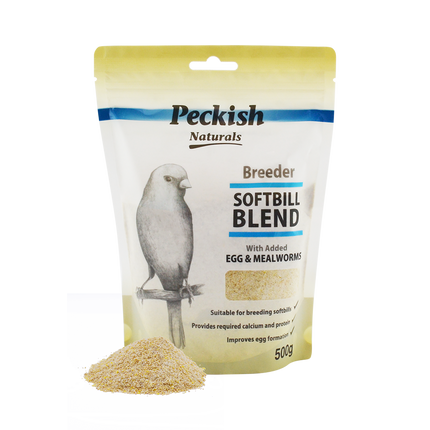 Peckish - Breeder Softbill Blend Egg & Mealworms (500g)