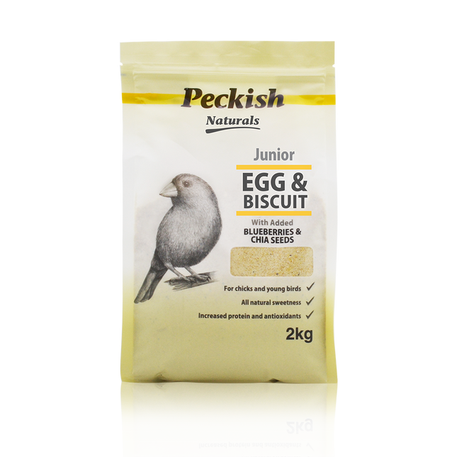 Peckish - Junior Egg & Biscuit with Blueberry & Chia Seeds (2kg)