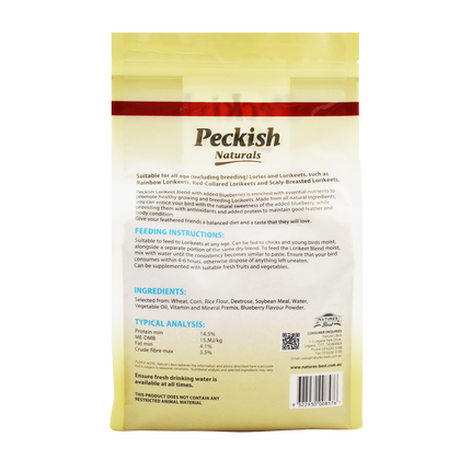 Peckish - Lorikeet Blend Blueberry (2kg)
