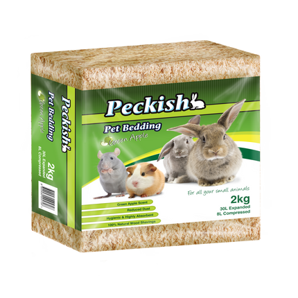 Peckish - Pet Bedding Green Apple 2kg (30L)