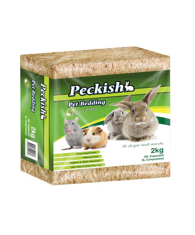 Peckish - Pet Bedding Green Apple 2kg (30L)