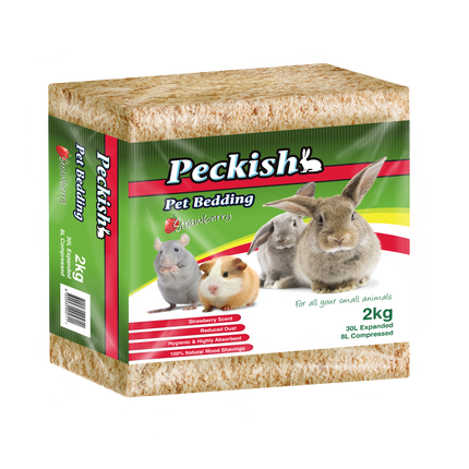 Peckish - Pet Bedding Strawberry 2kg (30L)