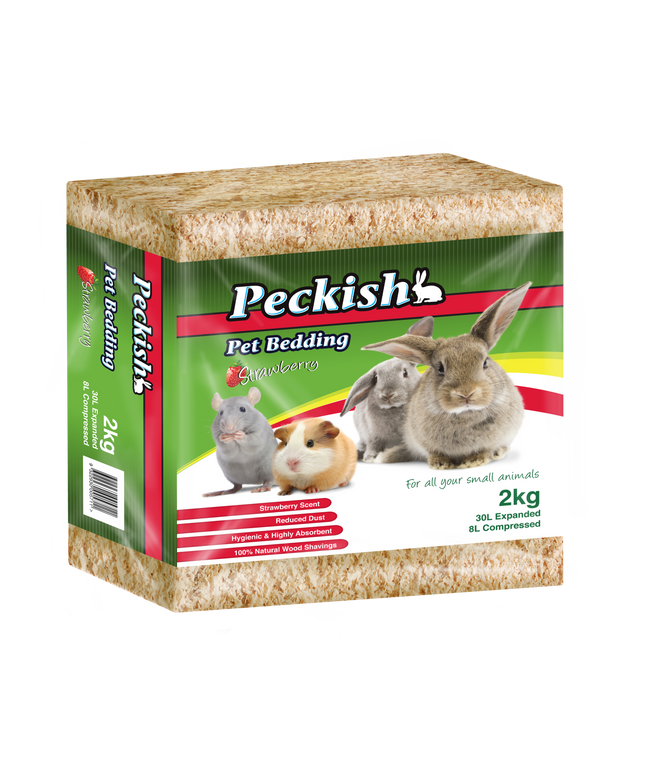 Peckish - Pet Bedding Strawberry 2kg (30L)
