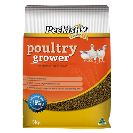 Peckish - Poultry Grower (5kg)