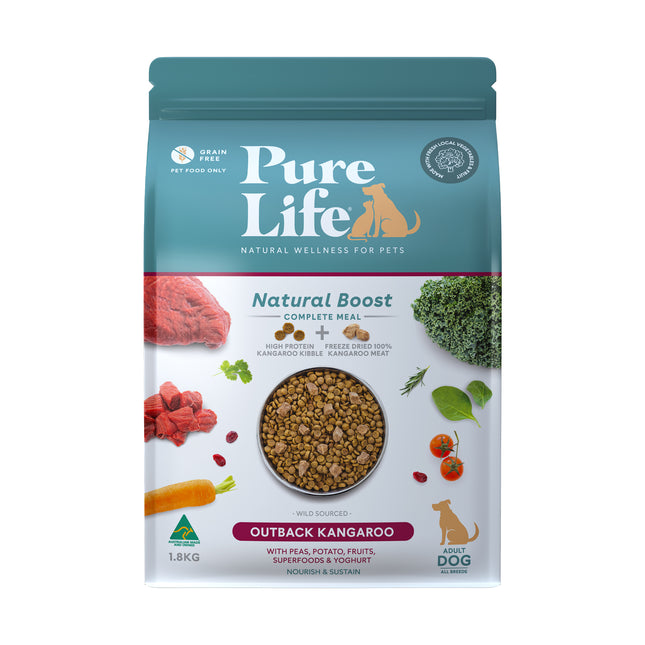 Pure Life - Natural Boost Kangaroo Dog Food (1.8kg)