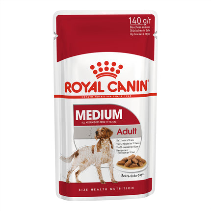 Royal Canin - Medium Adult Dog Wet Food (140g x 10pk)
