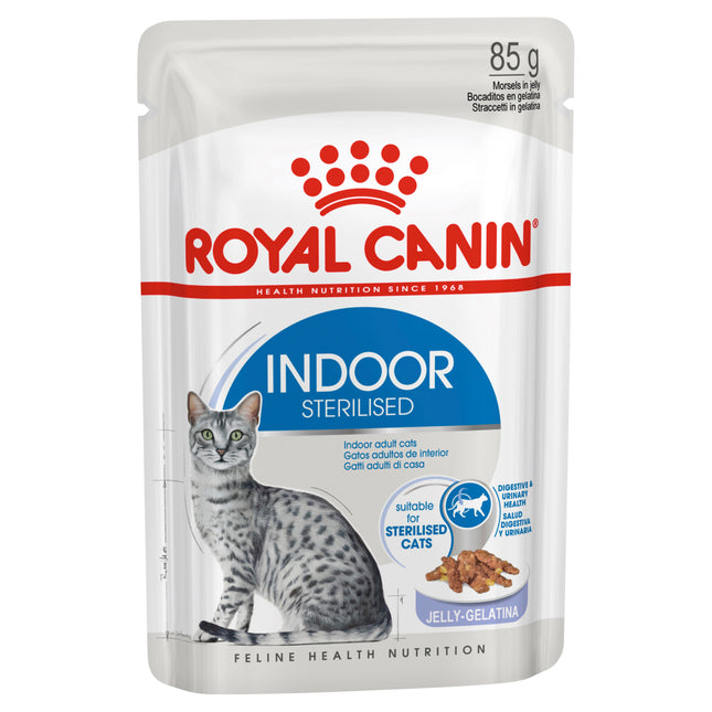 Royal Canin - Indoor Jelly Adult Cat Wet Food (85g x 12pk)