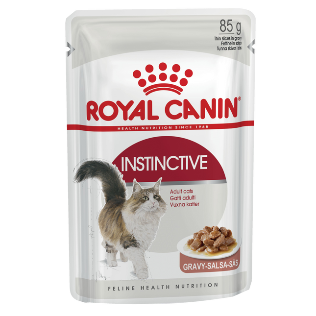 Royal Canin - Instinctive Gravy 12+ Senior Cat Wet Food (85g x 12pk)