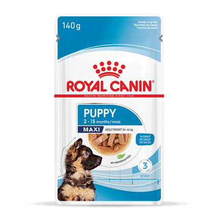 Royal Canin - Maxi Puppy Dog Wet Food (140g x 10pk)