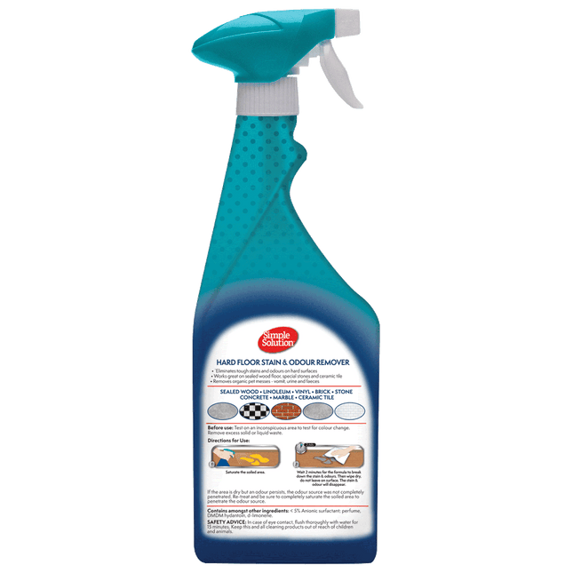 Simple Solution - Hard Floor Stain & Odour Remover (750ml)