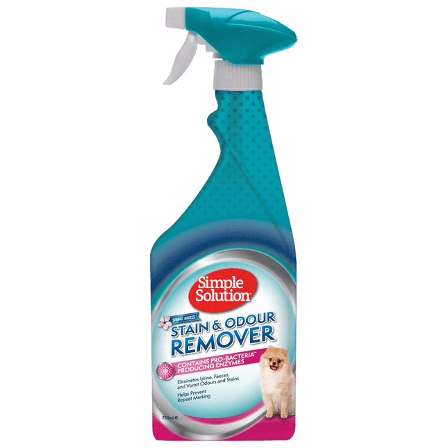 Simple Solution - Dog Stain & Odour Remover Spring Breeze (750ml)