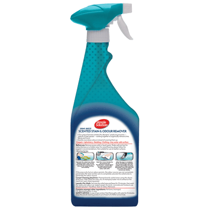 Simple Solution - Dog Stain & Odour Remover Spring Breeze (750ml)