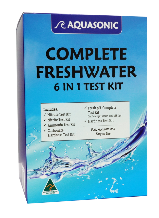 Aquasonic - Complete Freshwater 6 in 1 Test Kit