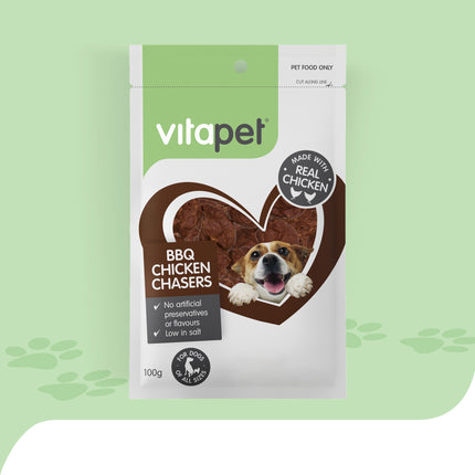 VitaPet - JerHigh BBQ Chicken Chaser Dog Treat (100g)