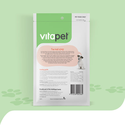 VitaPet - JerHigh Salmon Sticks Dog Treats (80g)