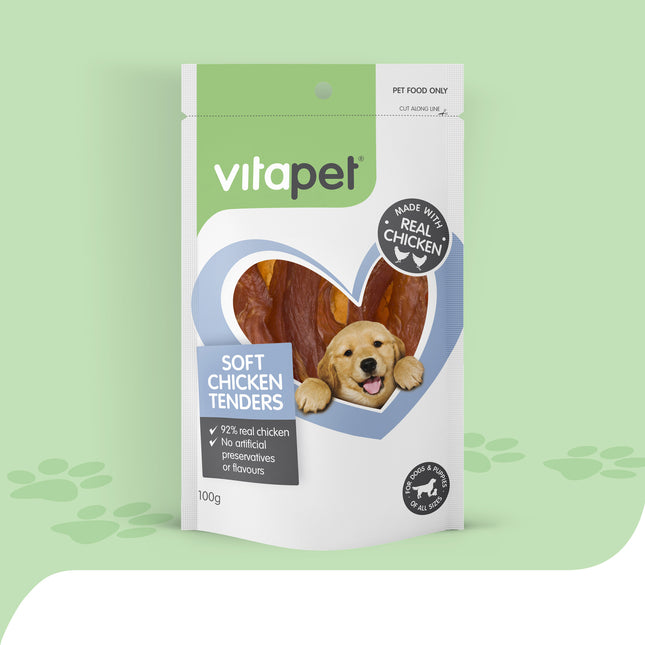 VitaPet - Soft Chicken Tenders Dog Treat (100g)