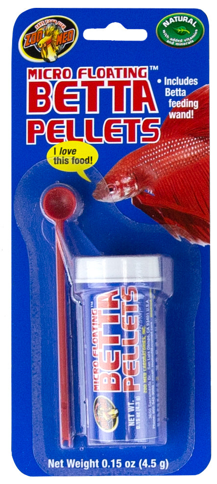 Zoo Med Betta Micro Floating Pellets – Pets Domain