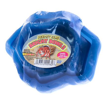 Zoo Med - Hermit Crab Water/Food Bowl Blue (2pk)