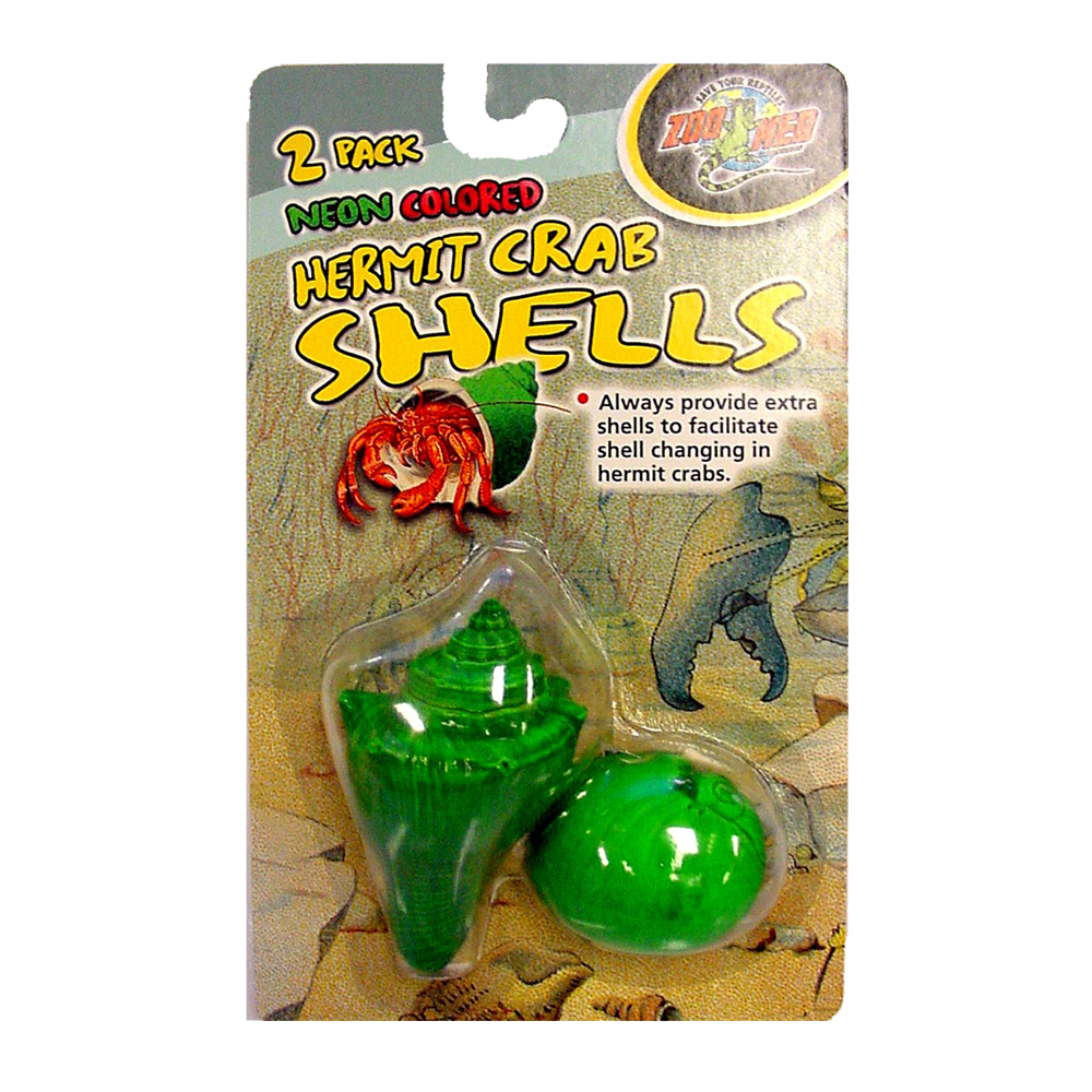 HERMIT SHELL おもちゃ Zoo Med - Hermit Crab Neon Shells (2pk) – Pets Domain