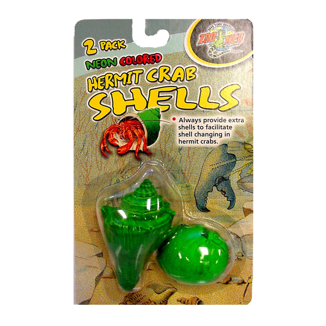 Zoo Med - Hermit Crab Neon Shells (2pk)